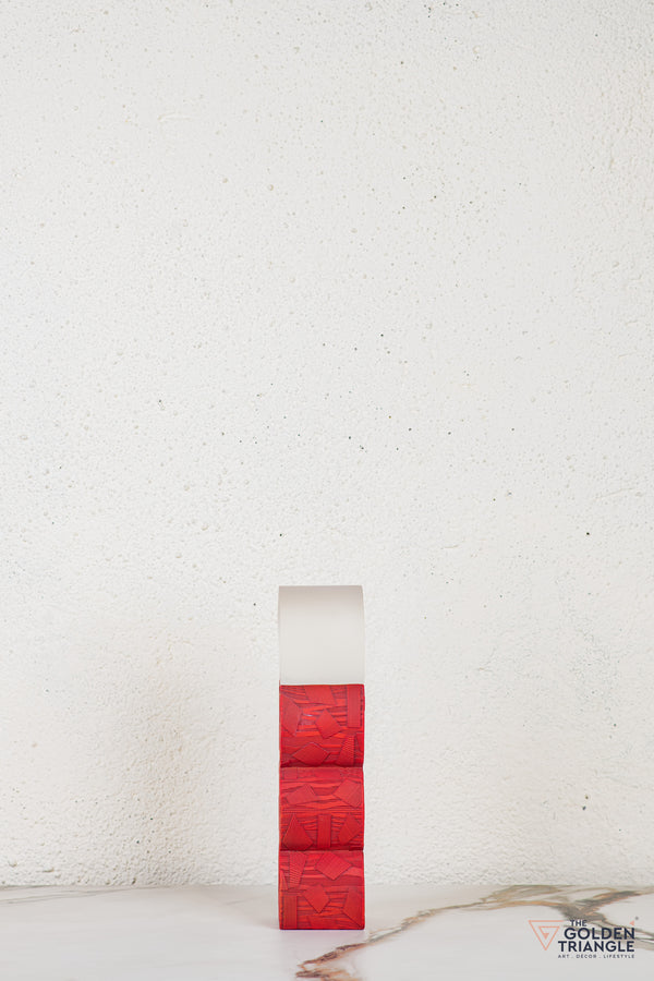 Tunoa Abstract Tabletop Decor - Red