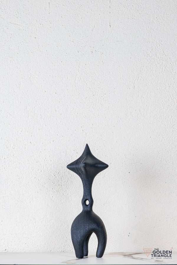 Vara Abstract Tabletop Decor - Black