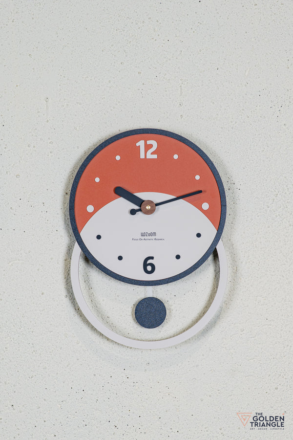 Axel Wall Clock - Orange