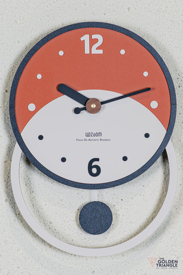 Axel Wall Clock - Orange