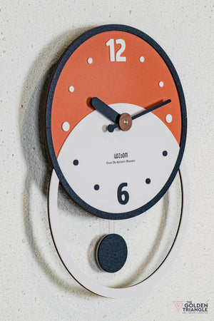 Axel Wall Clock - Orange