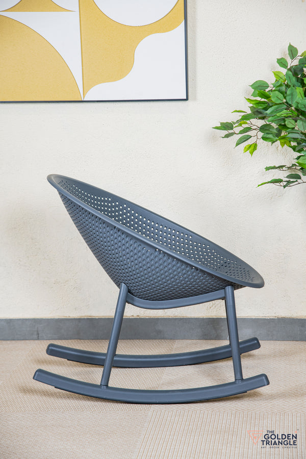 Novella Outdoor Rocking Chair - Gray