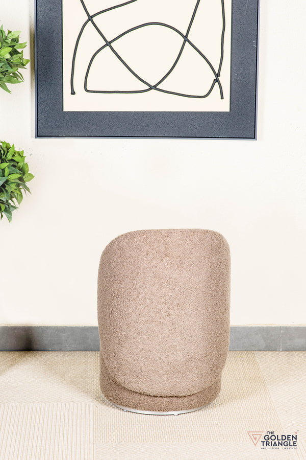 Orella Pouffe with Backrest & Swivel