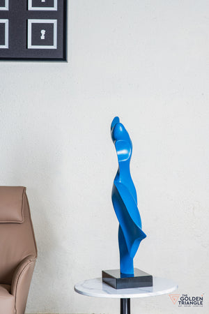 Jive Abstract Sculpture - Blue