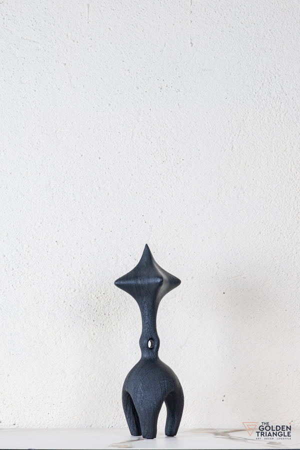 Vara Abstract Tabletop Decor - Black