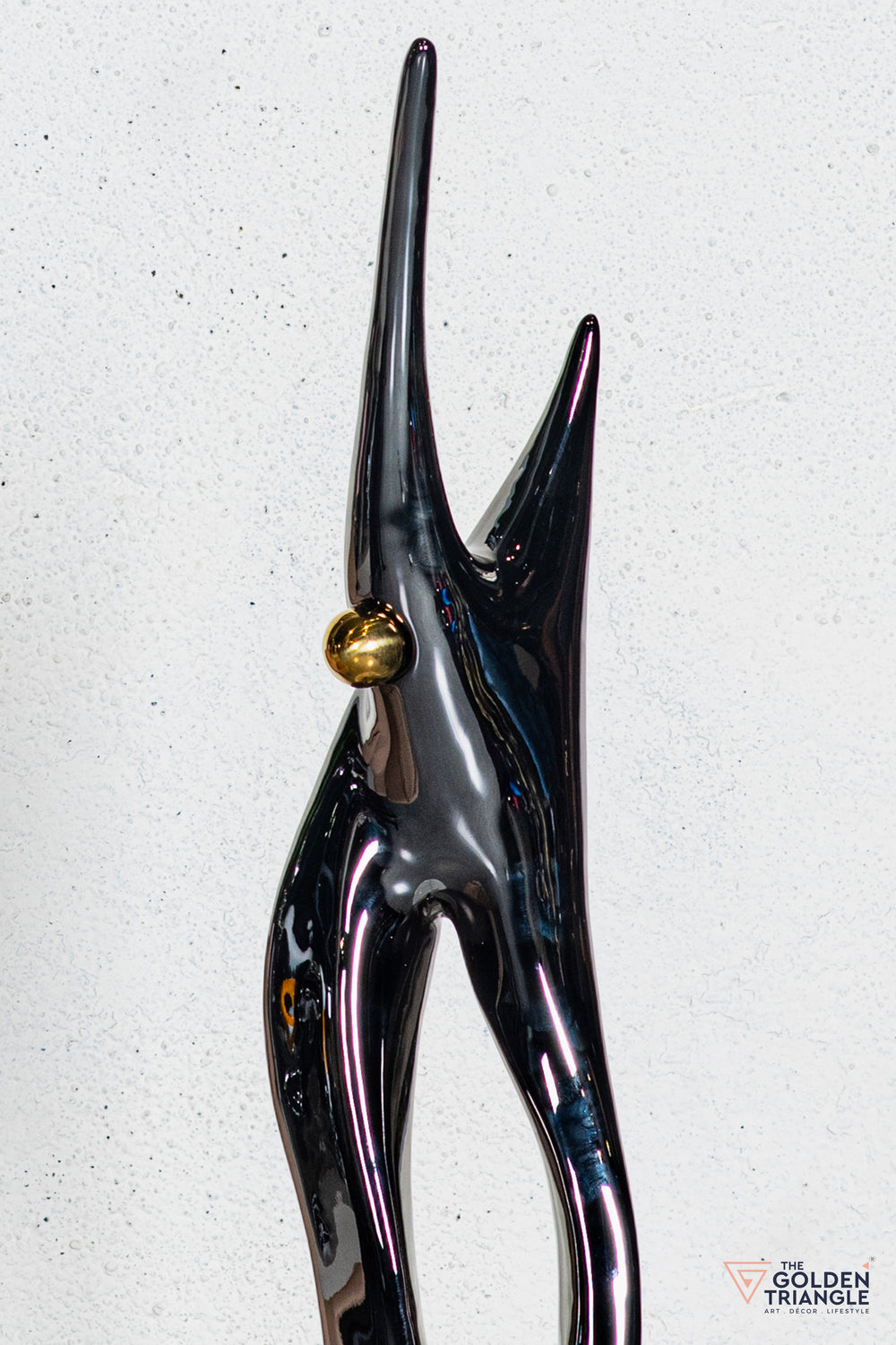 Luxo Abstract Sculpture - Gunmetal