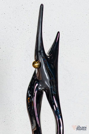 Luxo Abstract Sculpture - Gunmetal