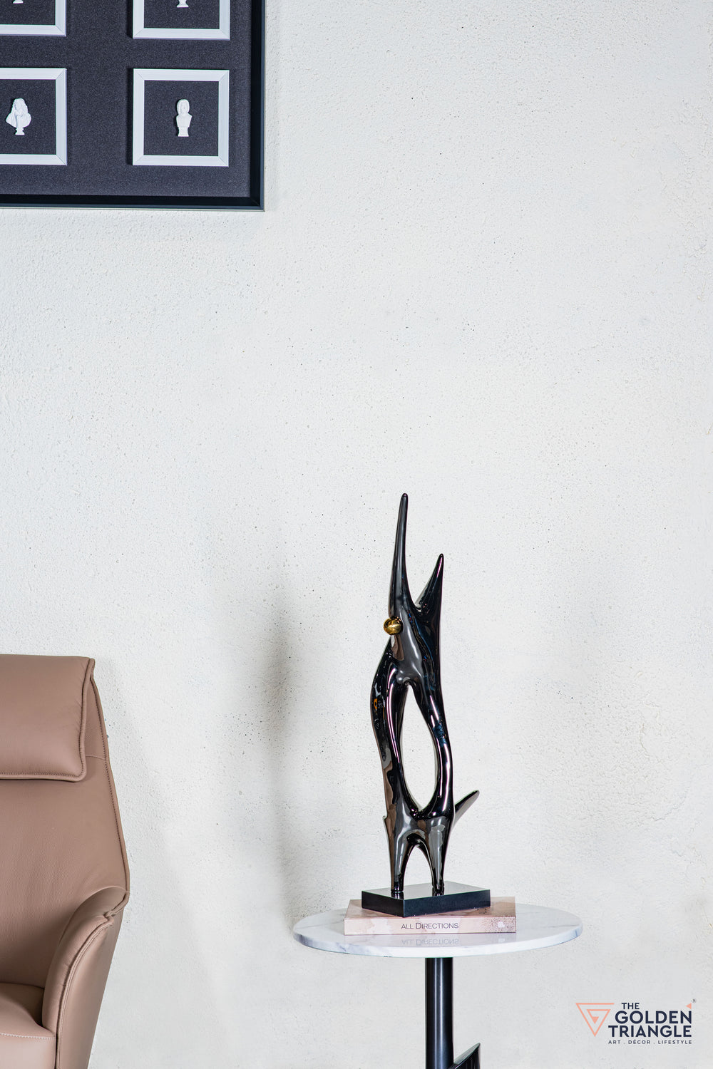 Luxo Abstract Sculpture - Gunmetal