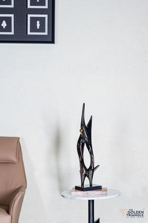 Luxo Abstract Sculpture - Gunmetal