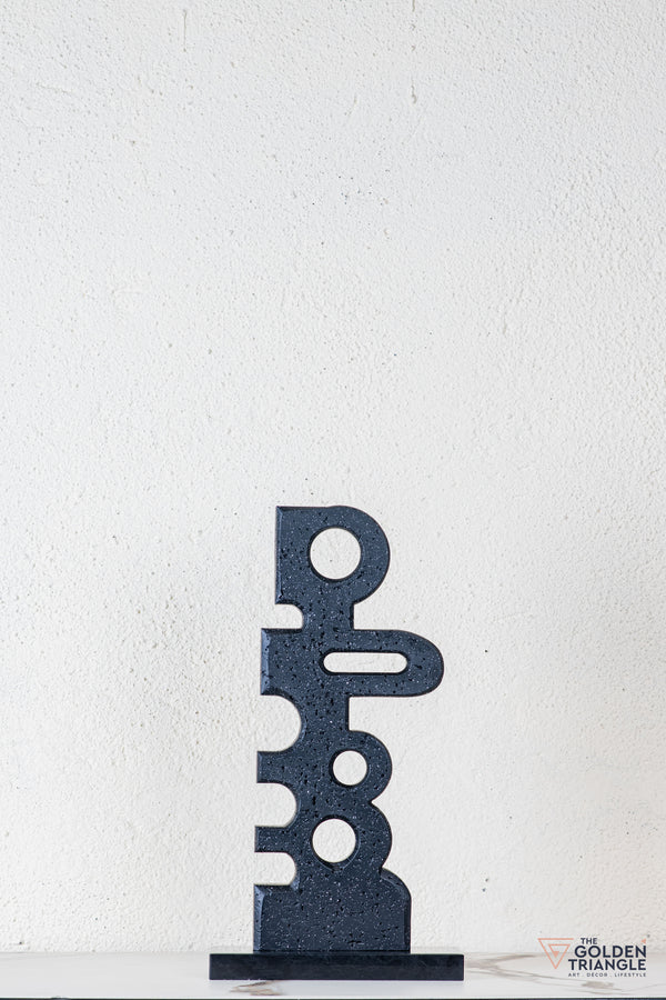 Orra Abstract Sculpture - Black