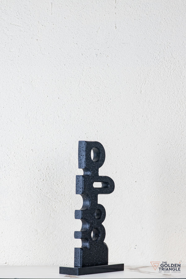 Orra Abstract Sculpture - Black