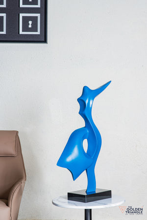 Jive Abstract Sculpture - Blue