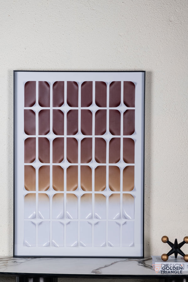 Abstract 3D Wall Art Frame