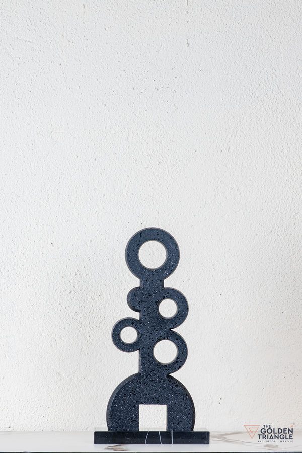Noya Abstract Sculpture - Black