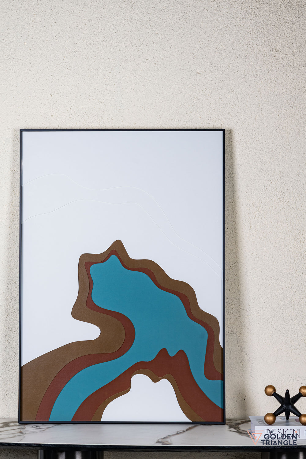 Wave Abstract 3D Wall Art Frame - B