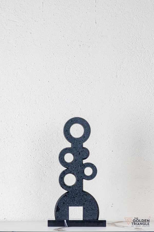 Noya Abstract Sculpture - Black