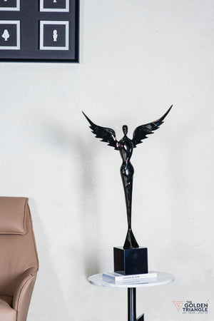 Mirox Wings Sculpture - Gunmetal