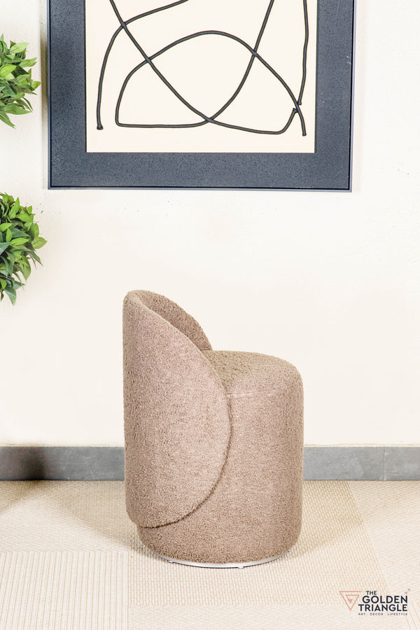 Orella Pouffe with Backrest & Swivel