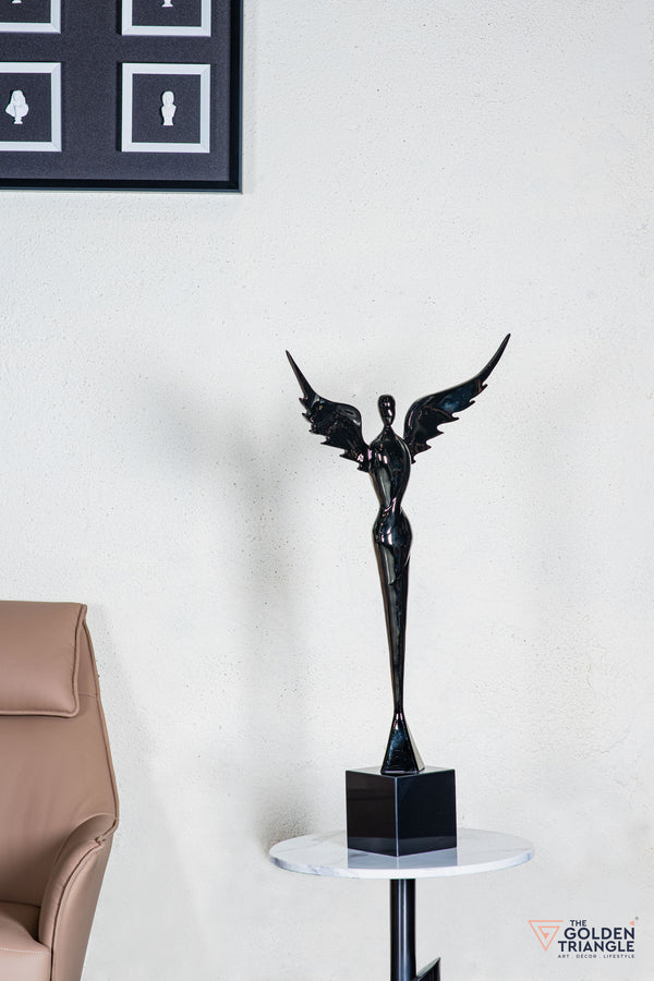 Mirox Wings Sculpture - Gunmetal