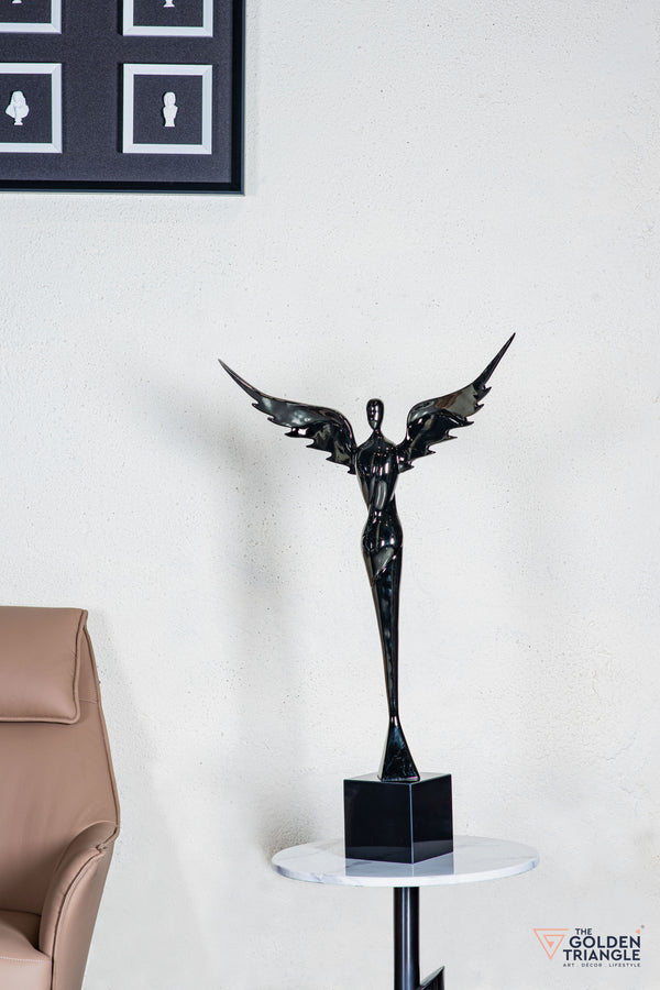 Mirox Wings Sculpture - Gunmetal