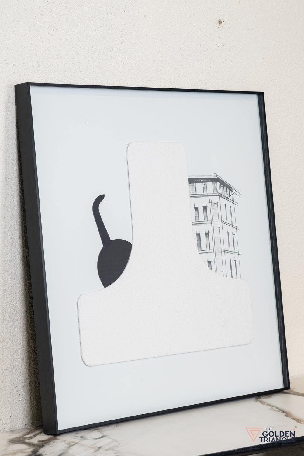 Cat Abstract 3D Wall Art Frame - F