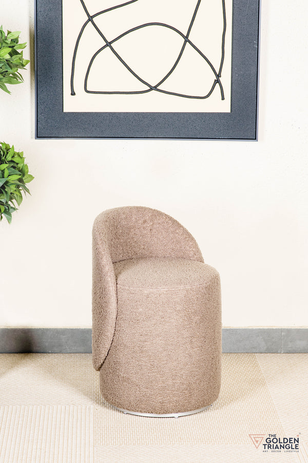 Orella Pouffe with Backrest & Swivel