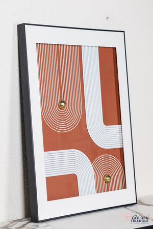 Abstract 3D Wall Art Frame