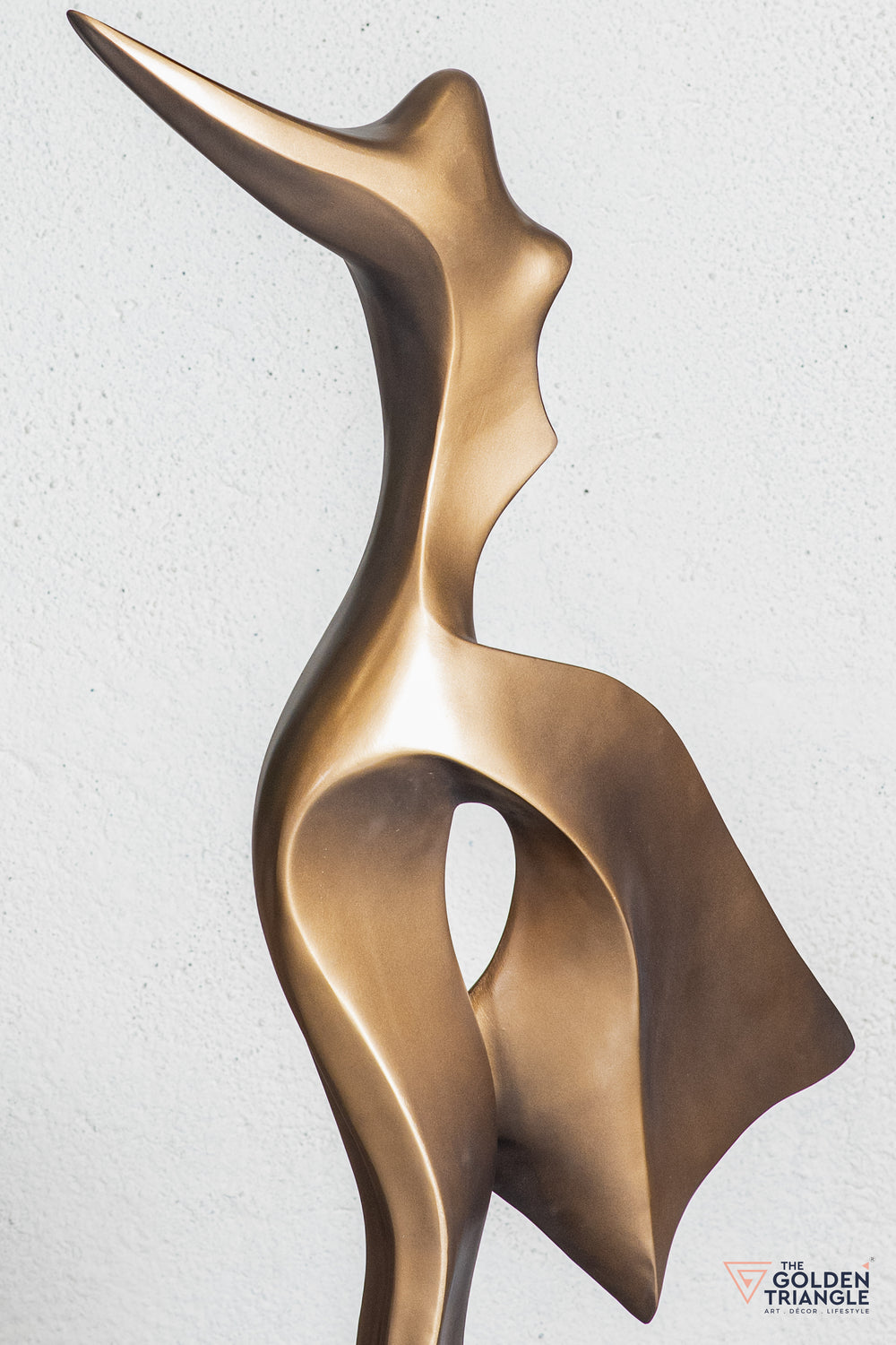 Jive Abstract Sculpture - Gold