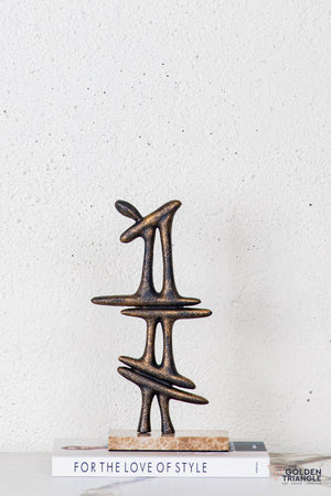 Auren Abstract Sculpture - Antique Black