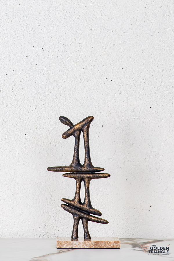 Auren Abstract Sculpture - Antique Black