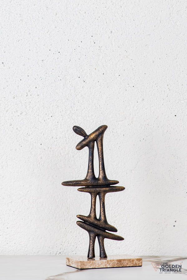 Auren Abstract Sculpture - Antique Black