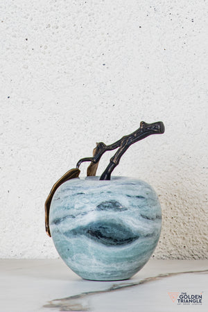 Pomona Marble Apple TableTop Decor - Green
