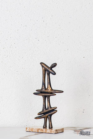 Auren Abstract Sculpture - Antique Black