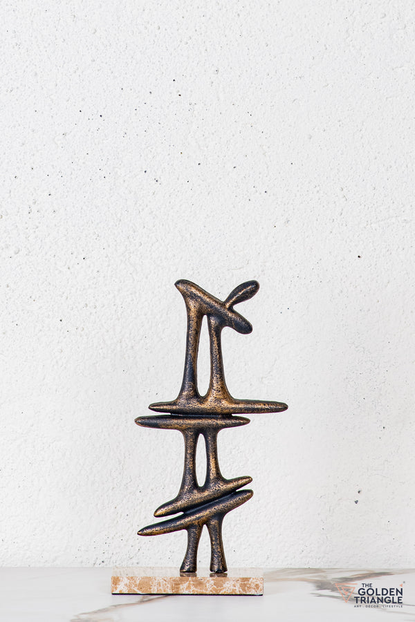 Auren Abstract Sculpture - Antique Black