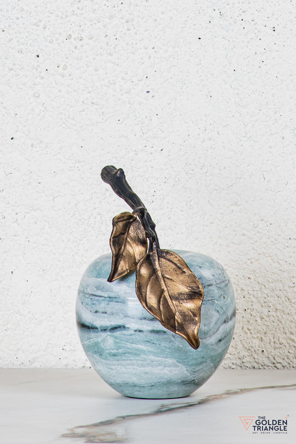 Pomona Marble Apple TableTop Decor - Green