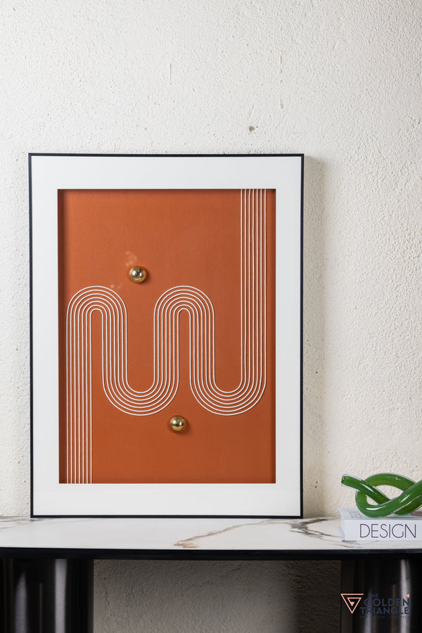 Abstract 3D Wall Art Frame