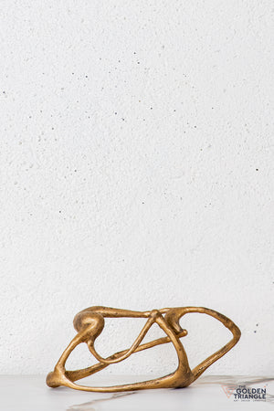 Silor Abstract Sculpture - Antique Gold