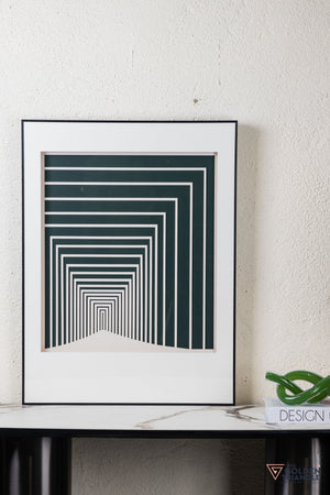 Abstract 3D Wall Art Frame