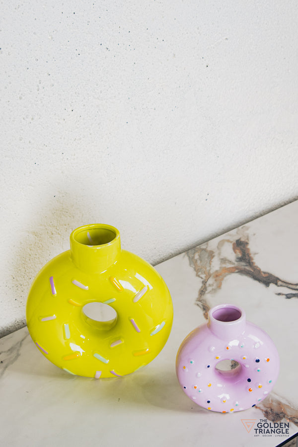 Kyo Donut Ceramic Vase