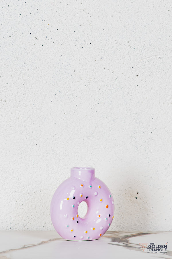 Kyo Donut Ceramic Vase