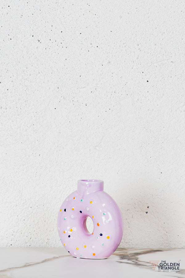 Kyo Donut Ceramic Vase
