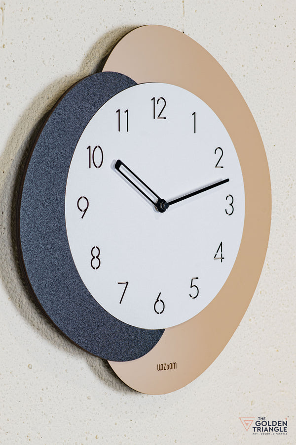 Myra Wall Clock - Coffee