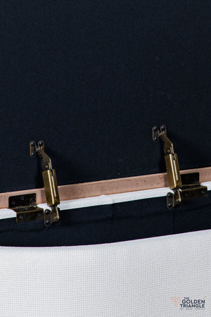 Astral Fabric Storage Bench - White