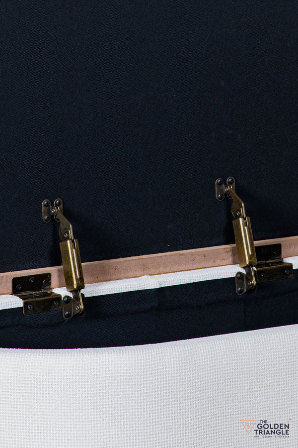 Astral Fabric Storage Bench - White