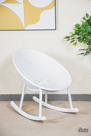 Novella Outdoor Rocking Chair - White