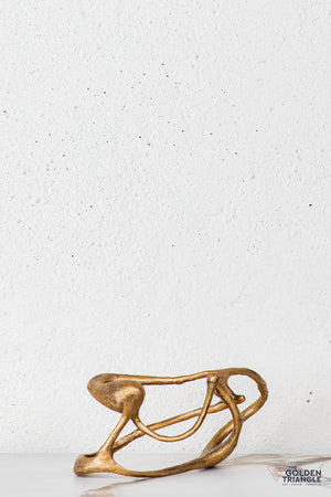 Silor Abstract Sculpture - Antique Gold