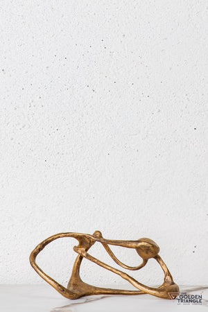 Silor Abstract Sculpture - Antique Gold