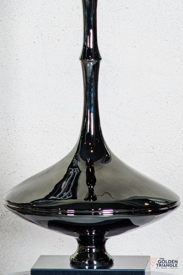 Lior Abstract Sculpture - Gunmetal