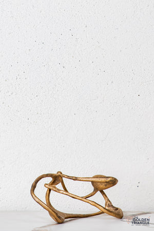 Silor Abstract Sculpture - Antique Gold