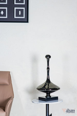 Lior Abstract Sculpture - Gunmetal